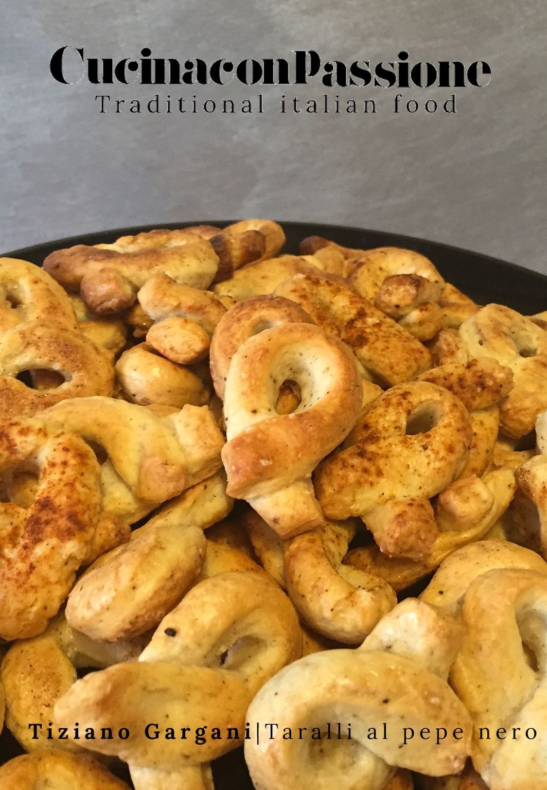 Taralli al pepe nero