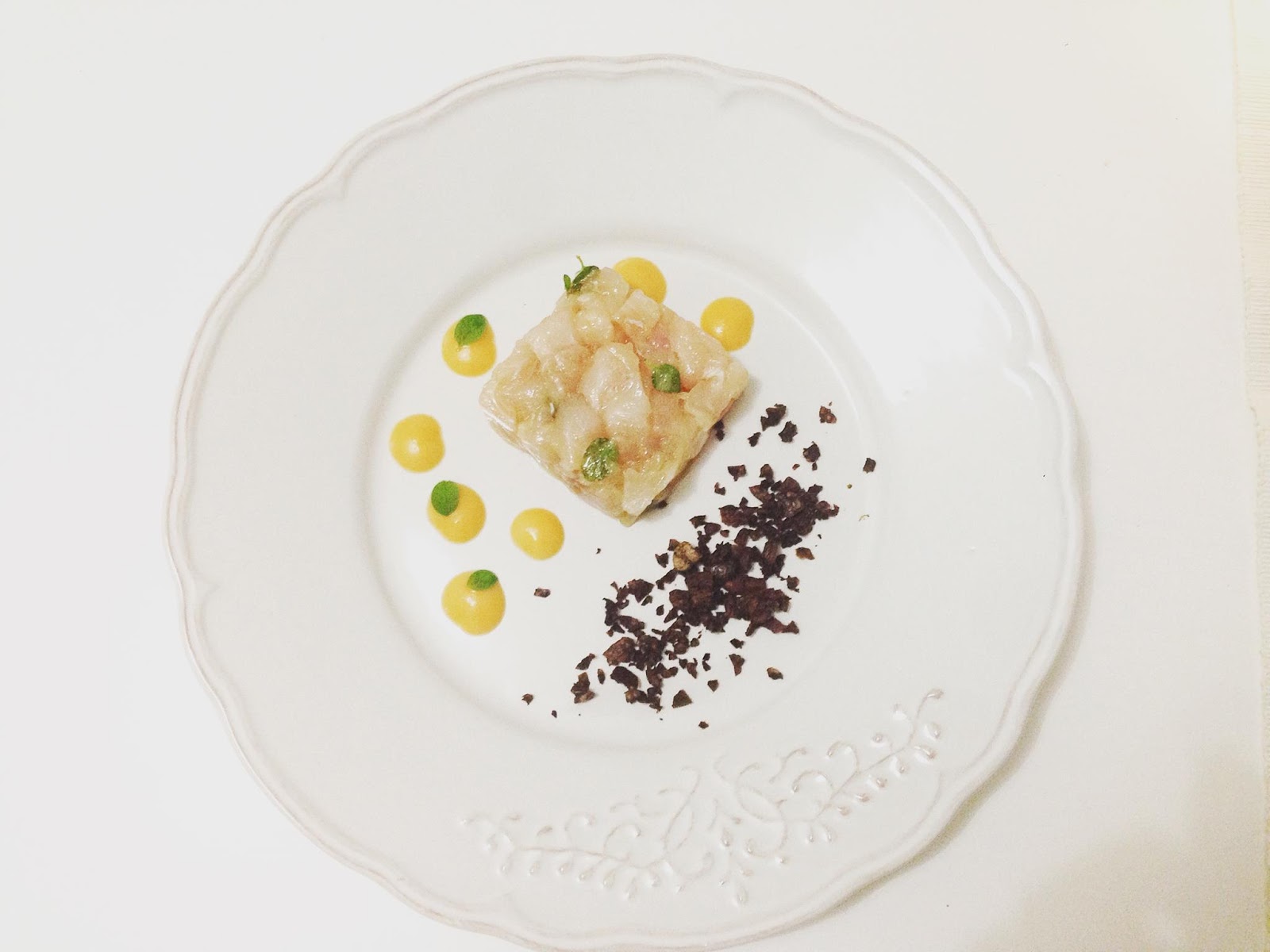 Tartare di dentice alla mediterranea