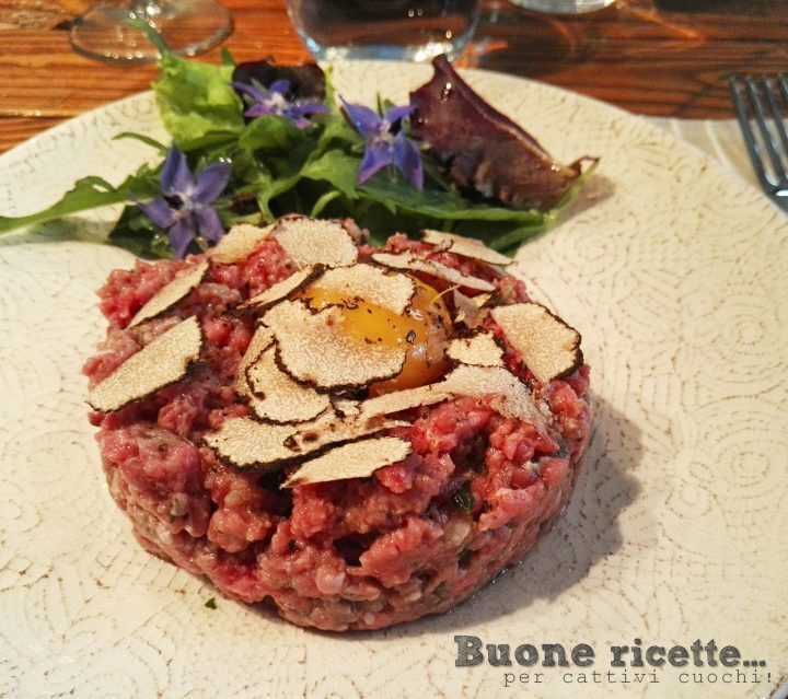 Tartare di fassona e tartufo