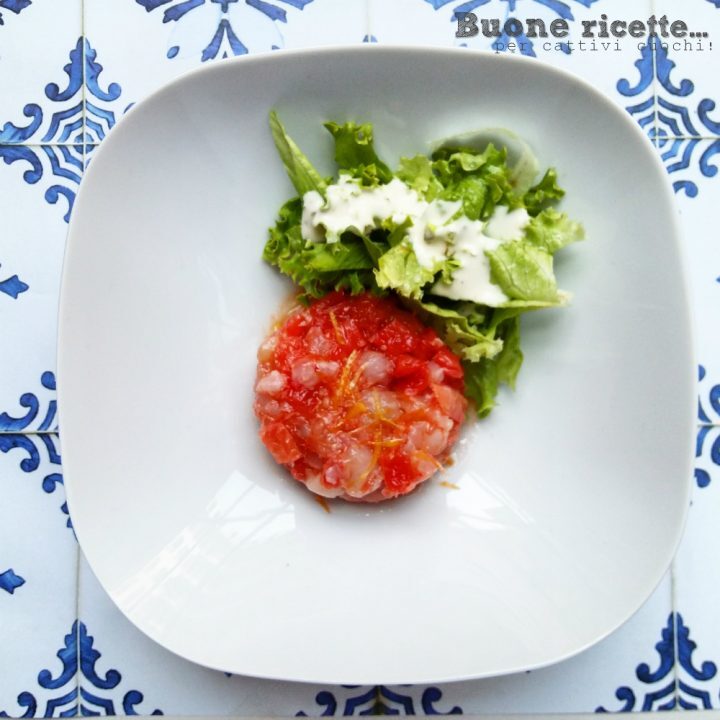 Tartare di gamberi