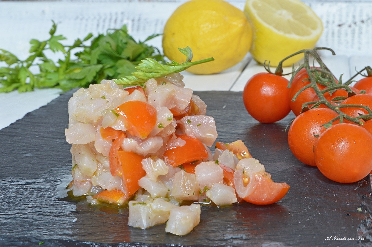 Tartare di pesce spada facile e leggera