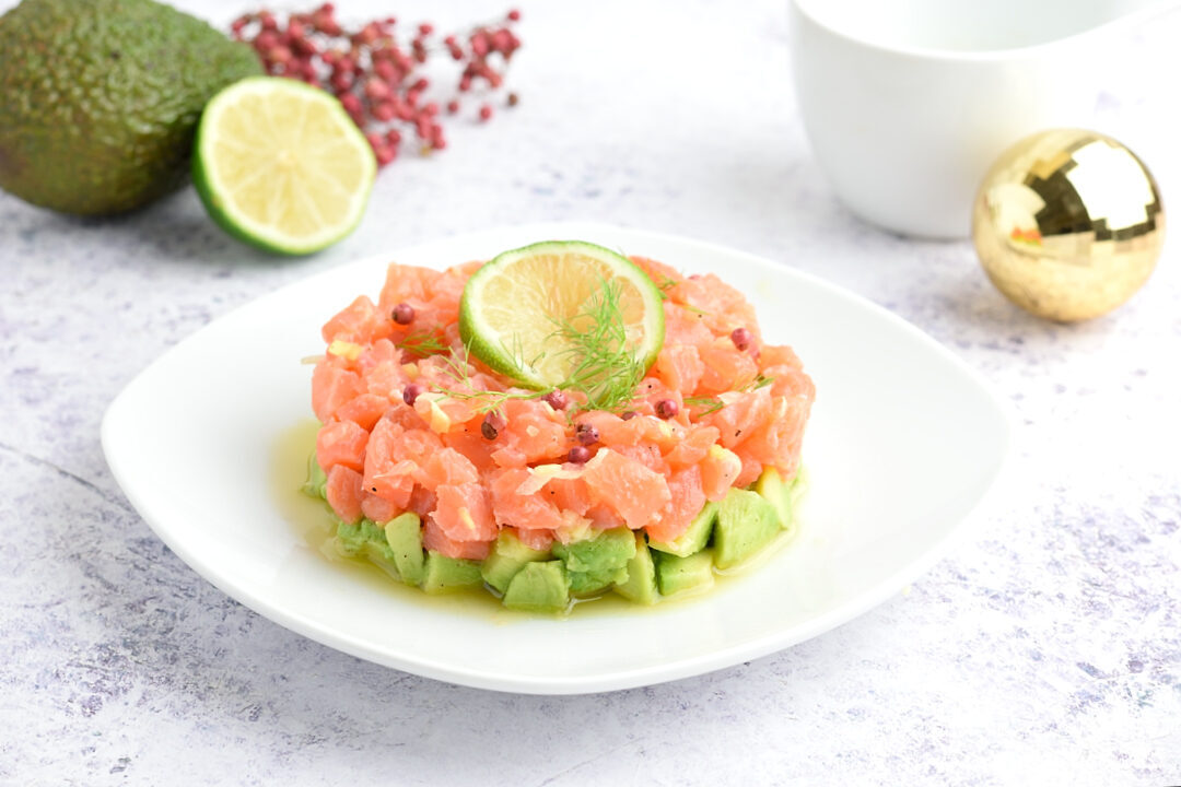 Tartare di salmone e avocado