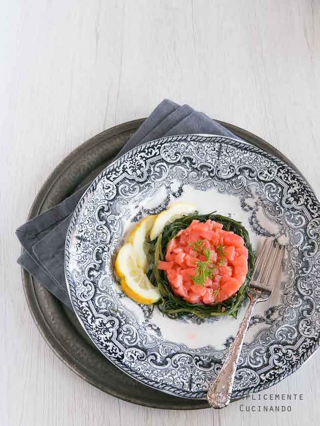 Tartare di salmone selvaggio