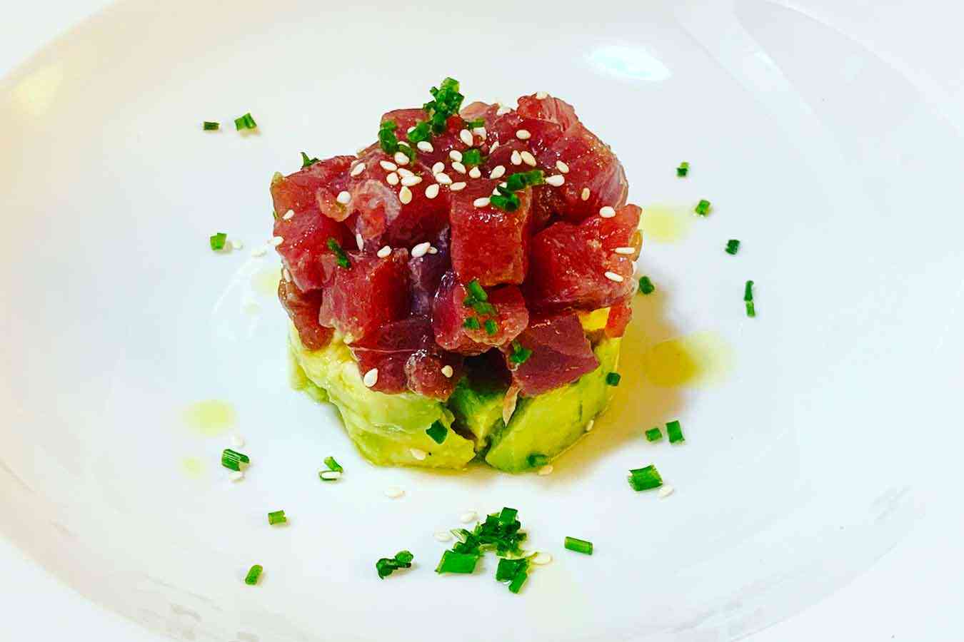 Tartare di tonno e avocado