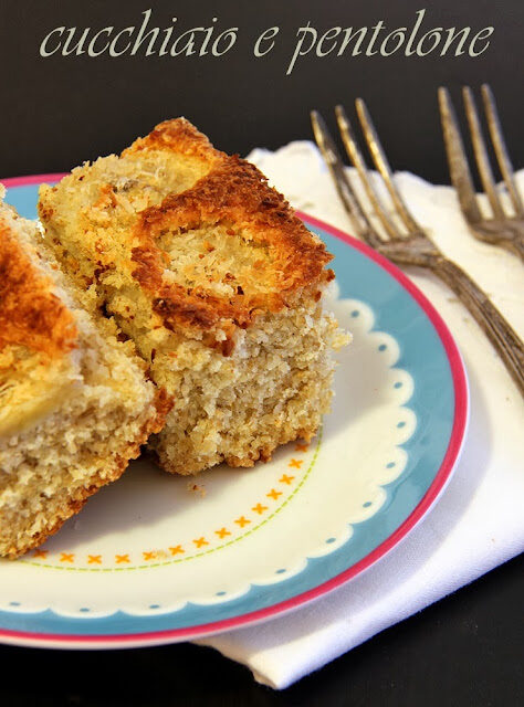 tarte all’avena, cocco e banane