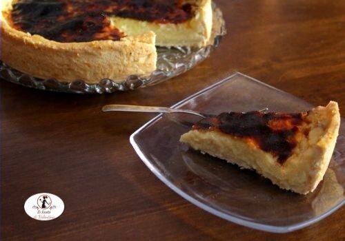Tarte au flan alla vaniglia