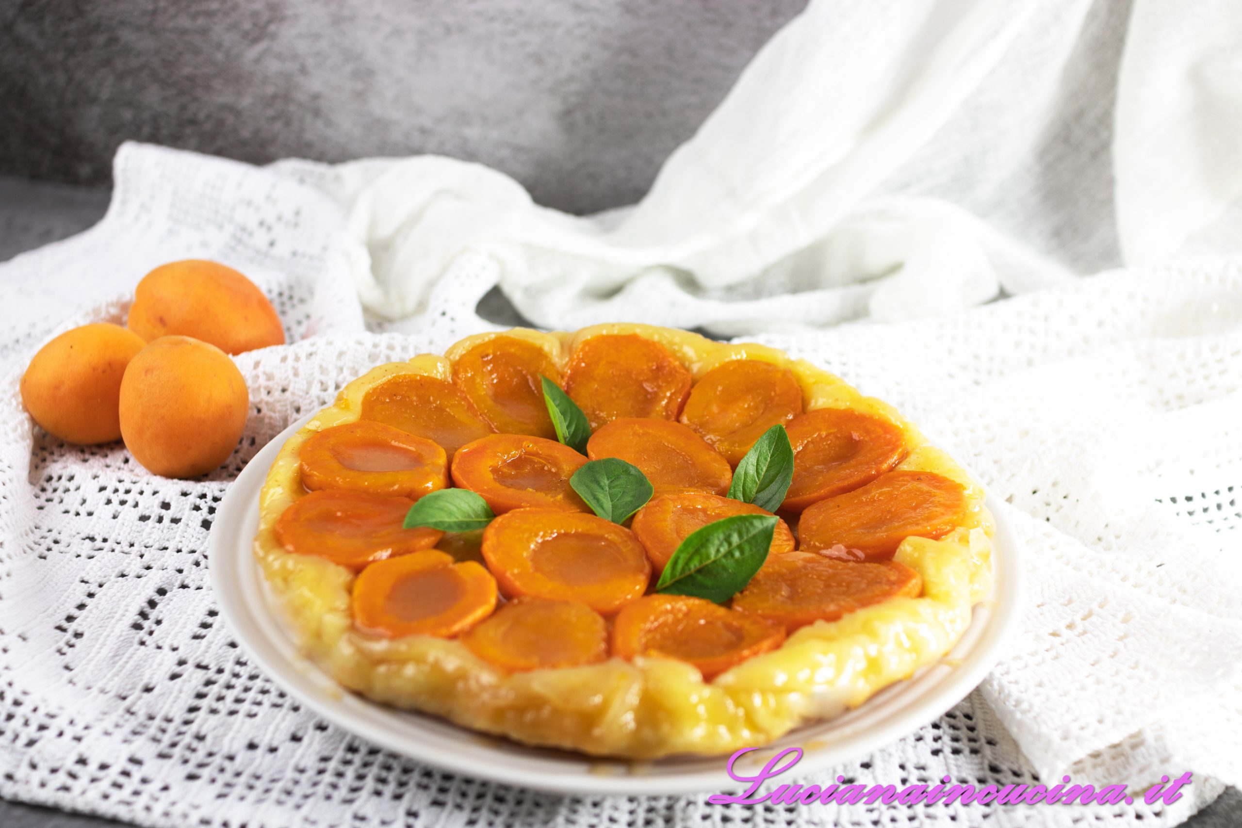 Tarte tatin alle albicocche