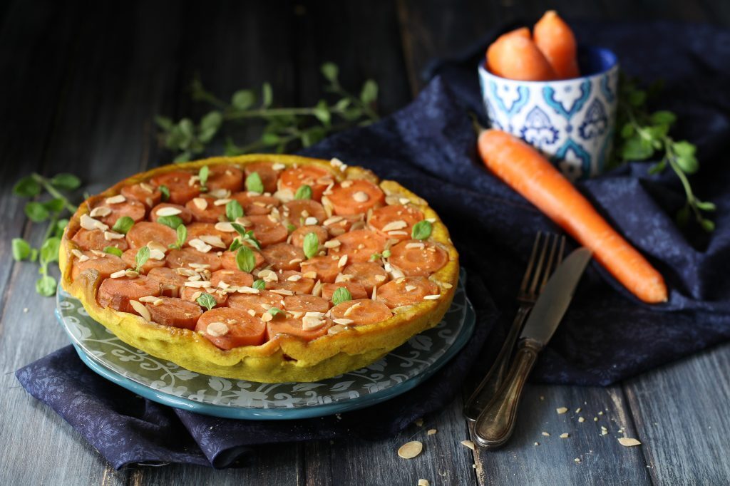 Tarte tatin alle carote e topinambur