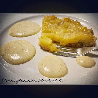 Tarte tatin con salsa alla vaniglia di ernst knam