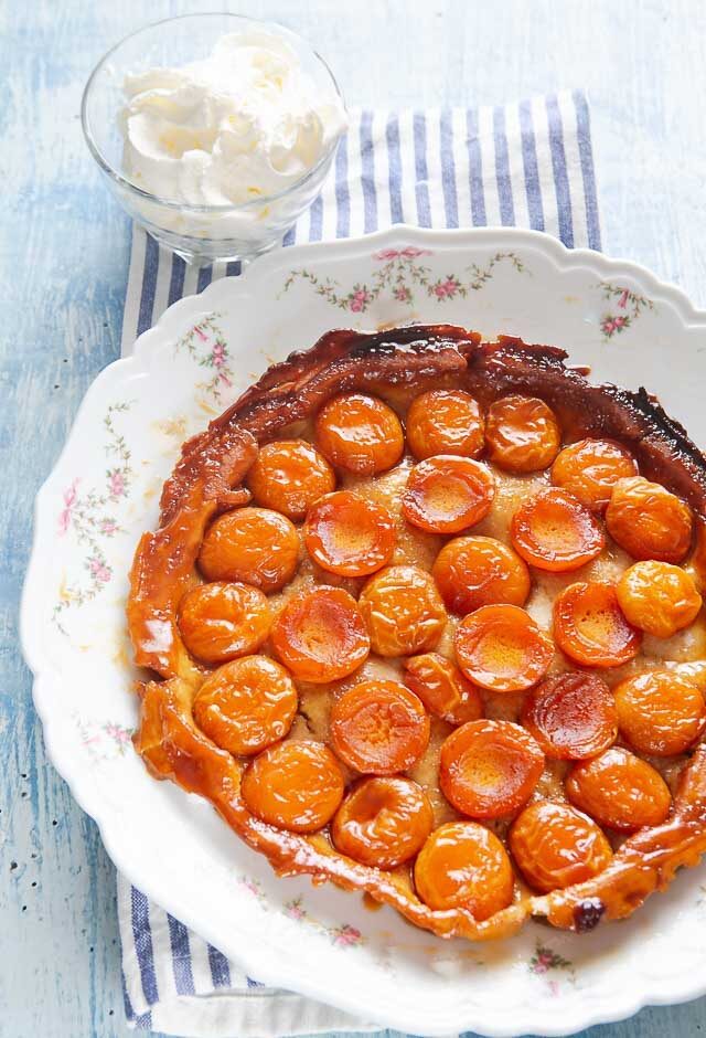 Tarte tatin di albicocche