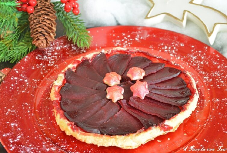 Tarte tatin di barbatietole rosse