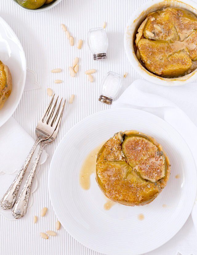 Tarte tatin di fichi ed il blu val comino: sorprendentemente buona!