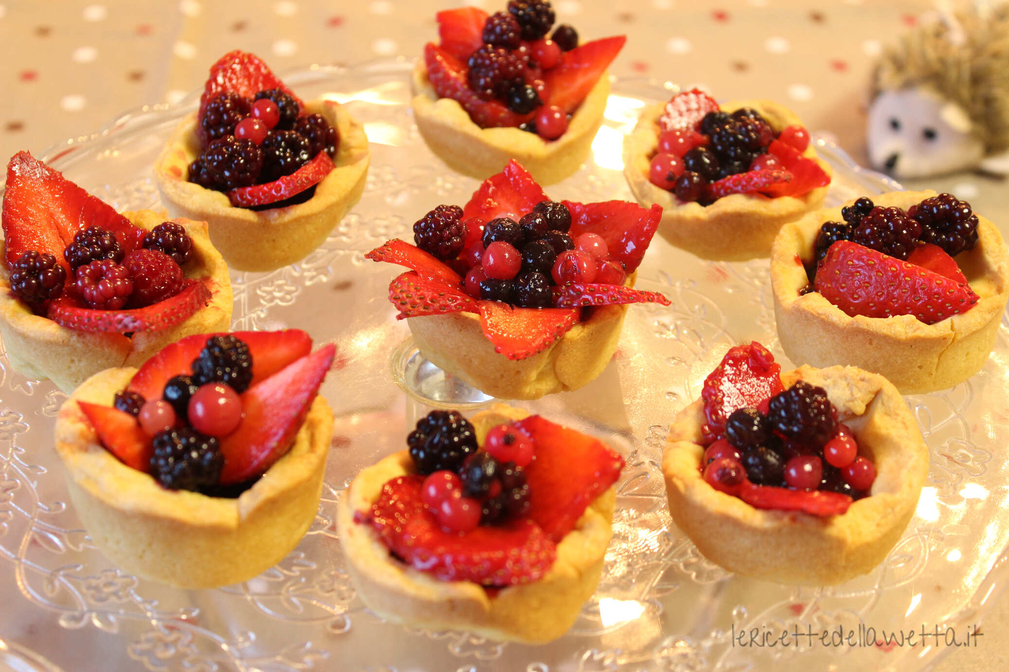 Tartelette ai frutti di bosco