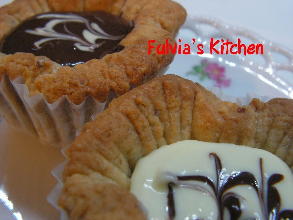 Tartellette ai due cioccolati