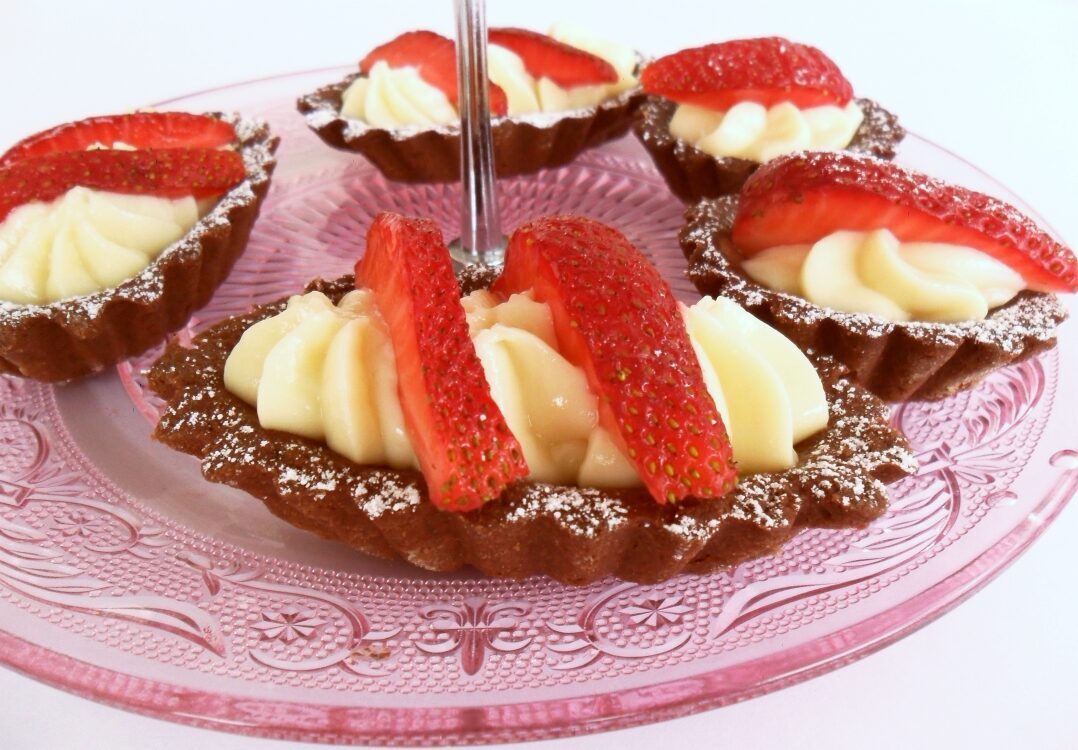 Tartellette al Cioccolato con Crema al Mascarpone
