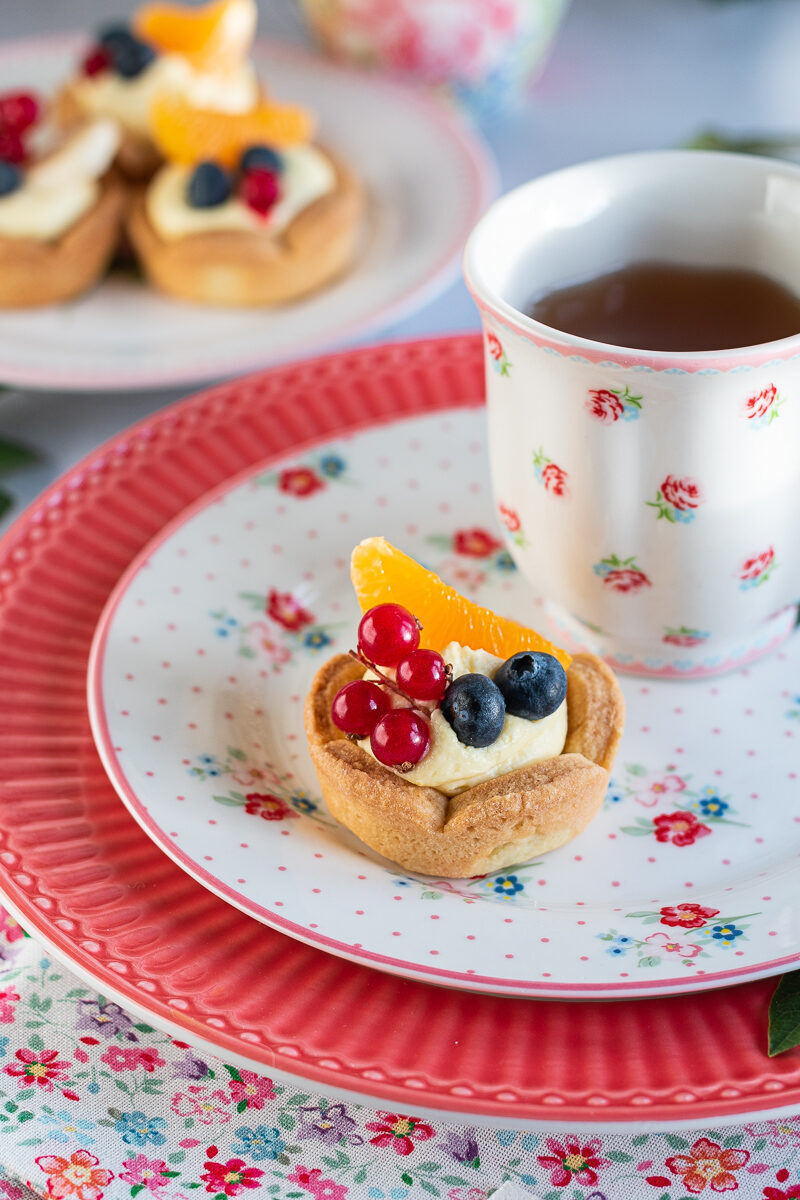 Tartellette alla frutta con crema di mascarpone