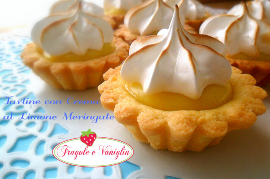 Tartine con Crema al Limone Meringate