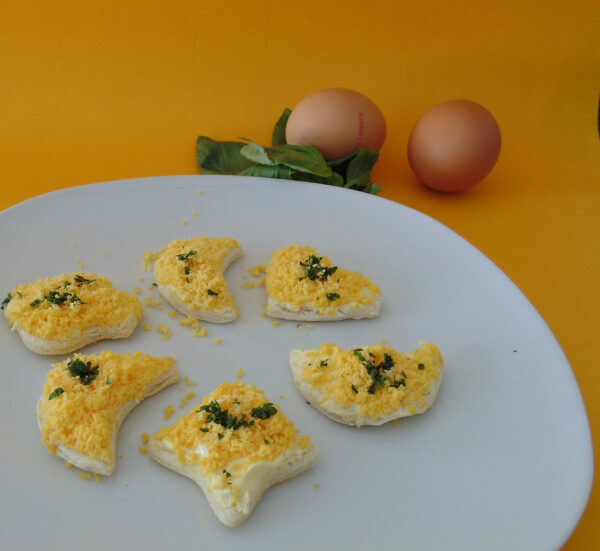 Tartine mimosa, ricetta