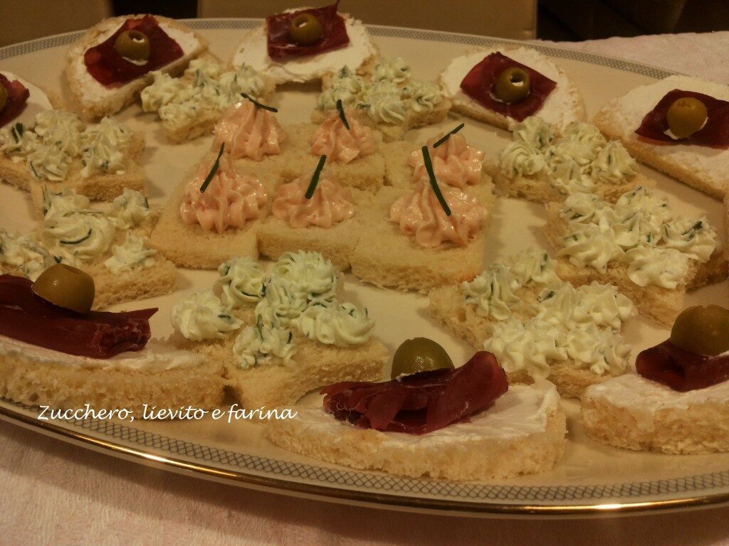 Tartine per buffet