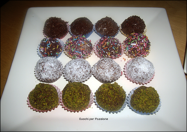 Tartufi al cioccolato e caffè | dolci