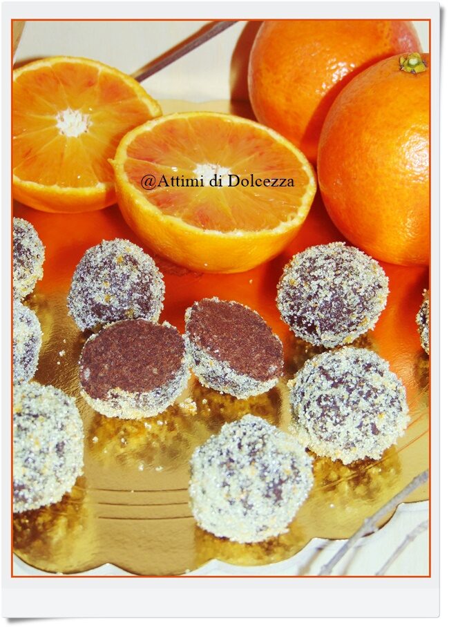 Tartufi arancia e cacao