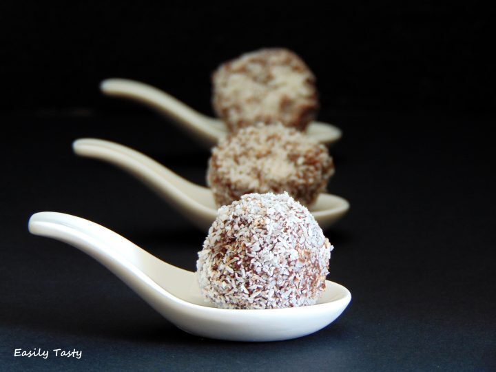 Tartufi cioccolato cocco e mascarpone