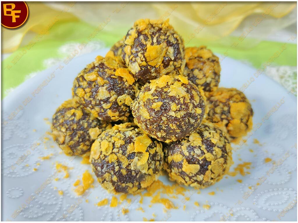 Tartufi dolci con crema di cioccolato