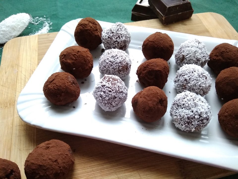 Tartufi mascarpone e cioccolato