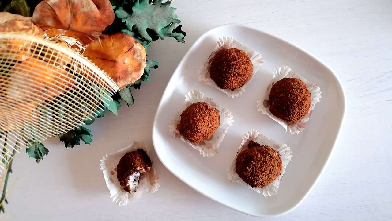 Tartufi ricotta, cocco e cioccolato: pronti in un attimo