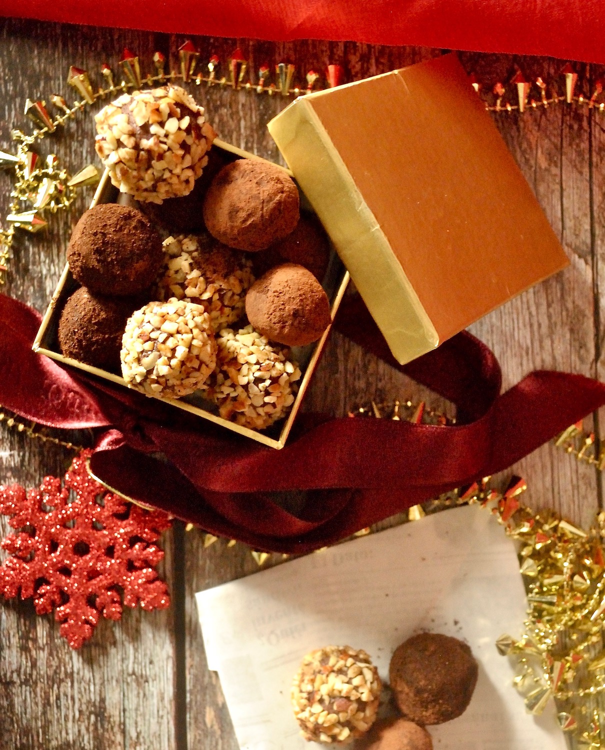 Tartufini al cioccolato da regalare