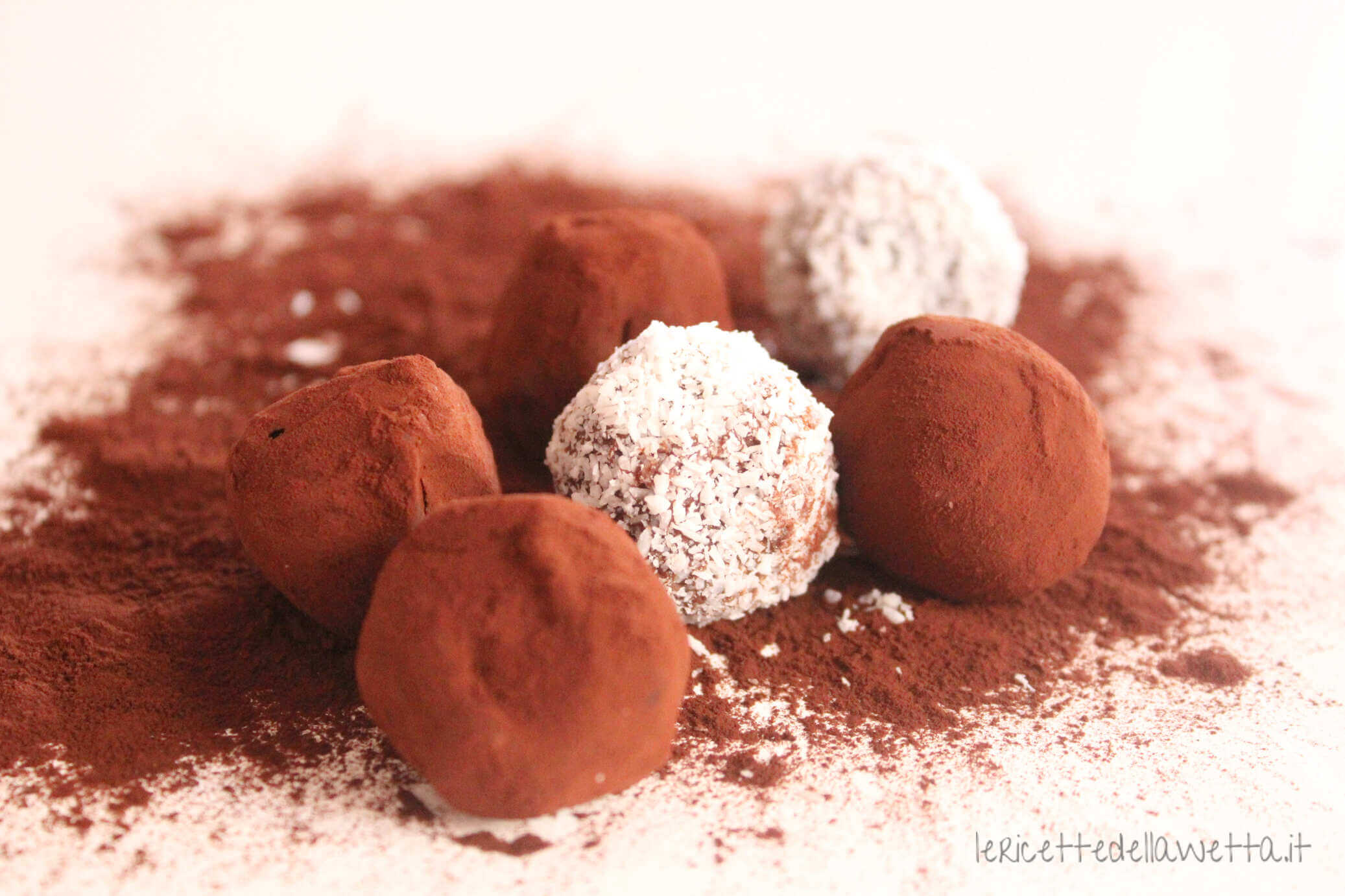 Tartufini di cioccolato: piccole palline di piacere!