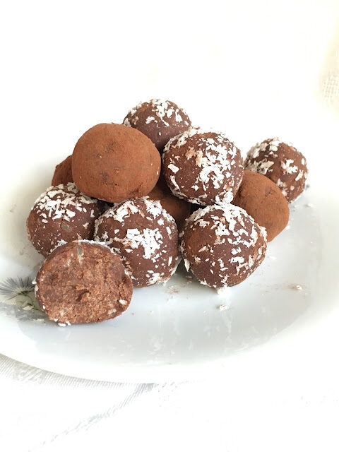 Tartufini Vegan al Cioccolato Senza Glutine né Zuccheri