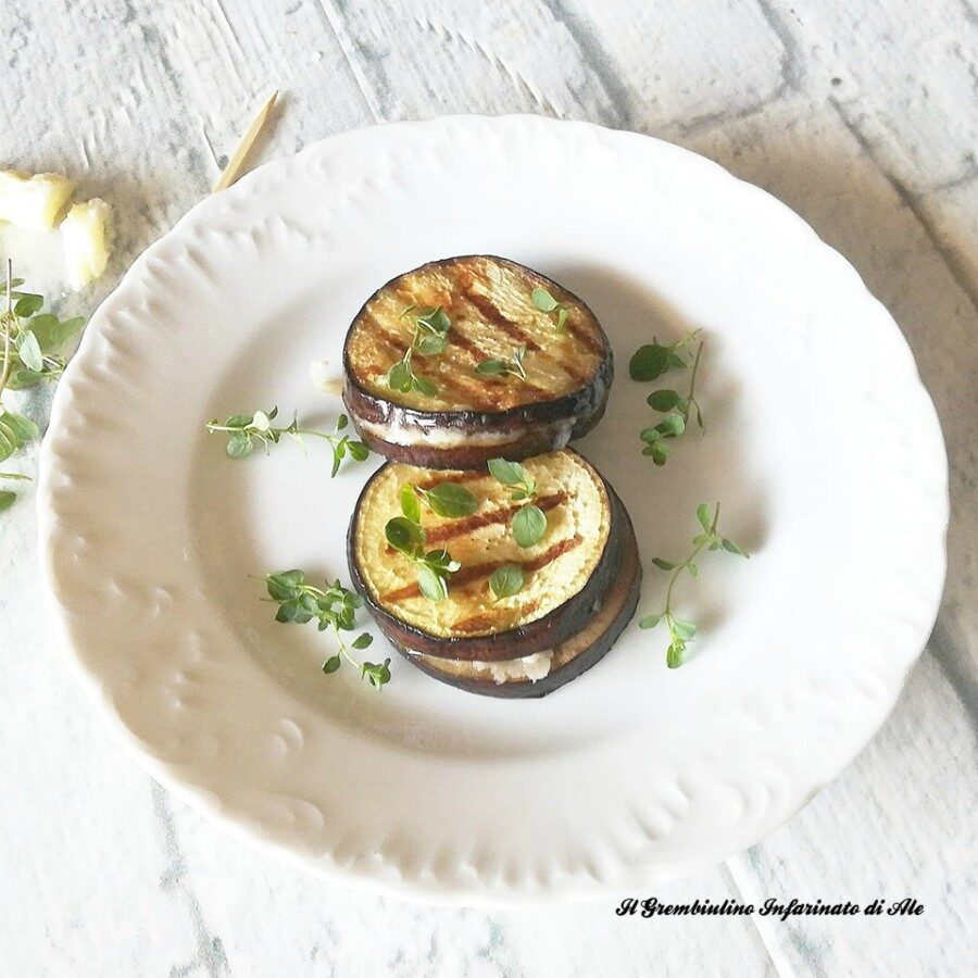 Tasche di melanzane al pecorino