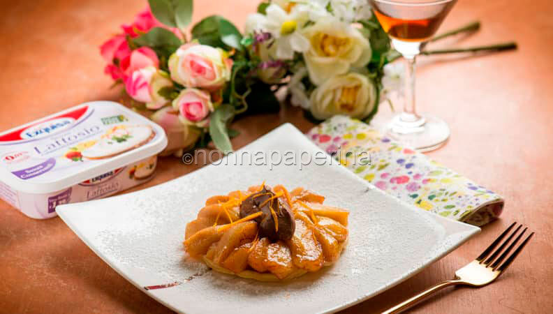 Tatin di pere con crema di formaggio : che dolce delizia!