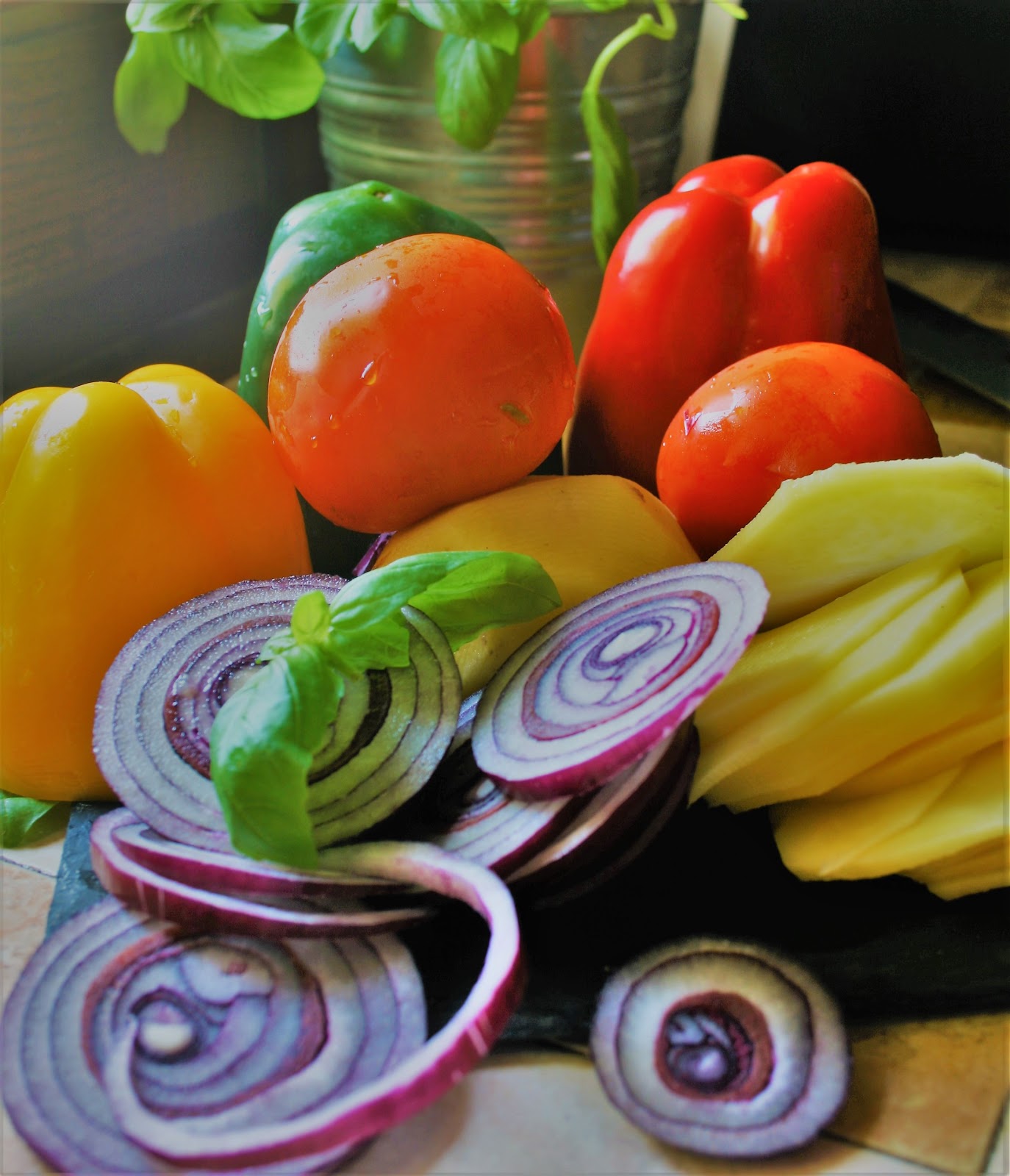 Teglia di verdure e carne