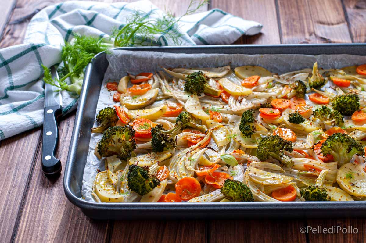 Teglia di verdure invernali al forno