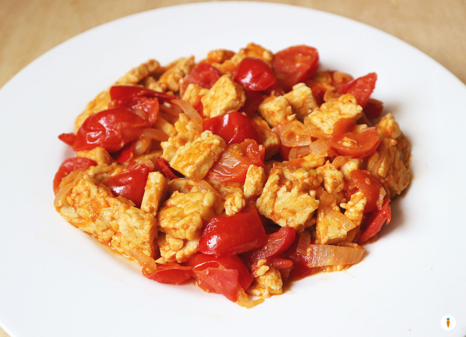 Tempeh ai pomodorini velocissimo