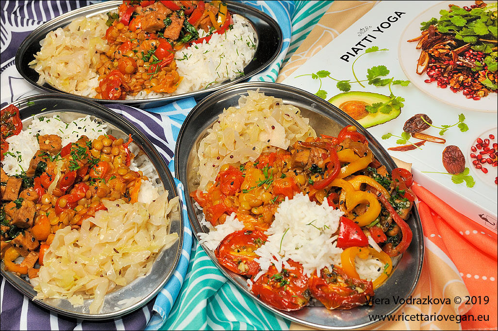Tempeh, basmati e verdure un mix di energia