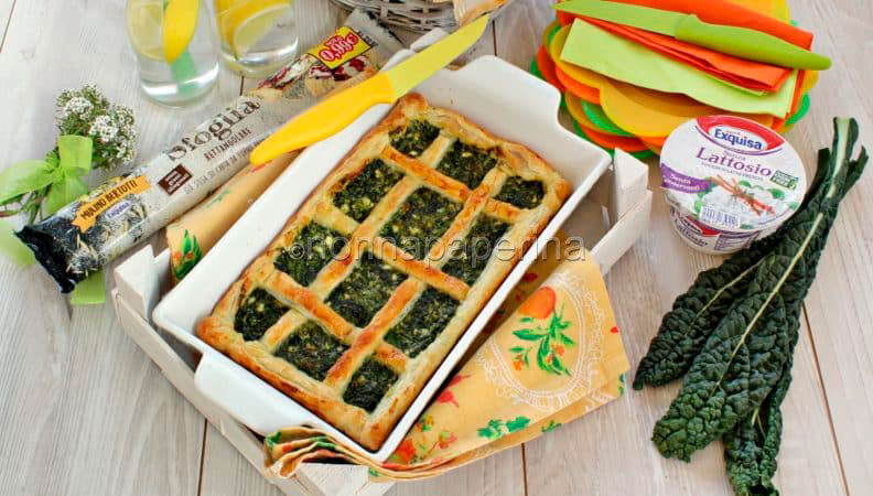 Tempo di picnic? E’ l’ora della torta salata con cavolo nero!