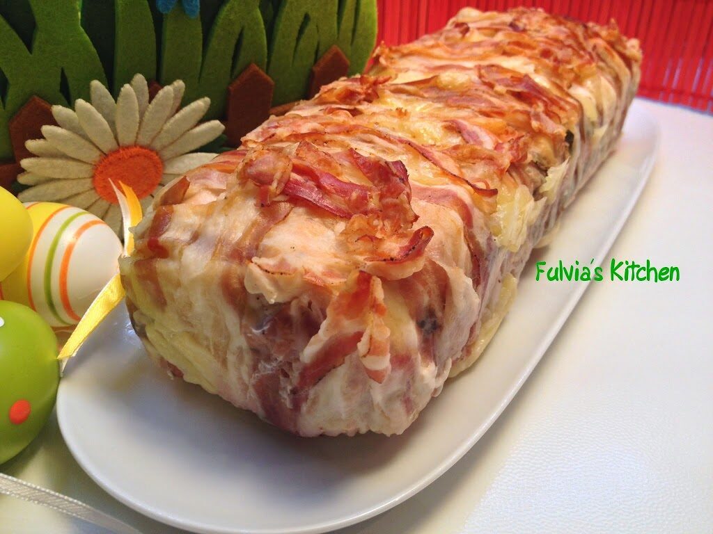 Terrina di pollo con asparagi e fontina