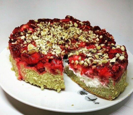 Three layers cake