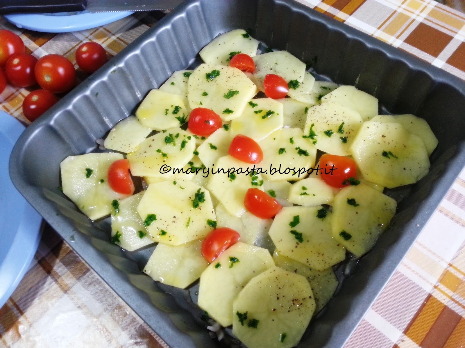 Tiella di riso, patate e carciofi
