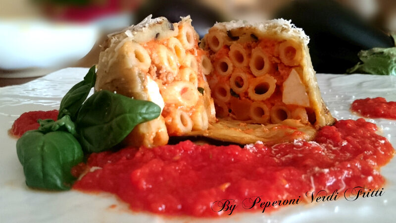 Timballini di maccheroncelli e melanzane