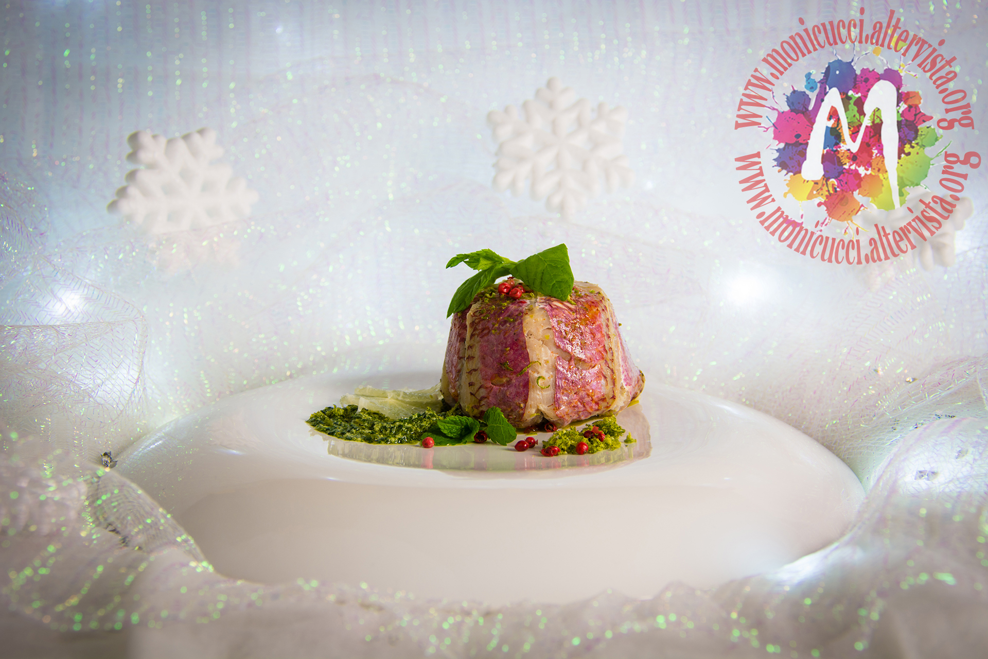 Timballino di riso al mojito con triglie e salsa alla menta – i menù del sorriso