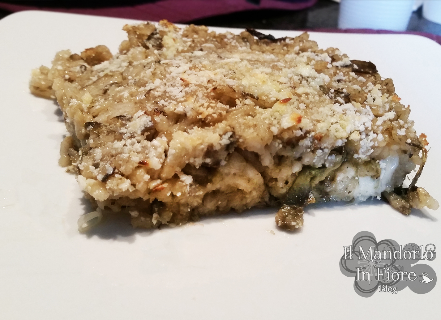 Timballo di riso ai carciofi