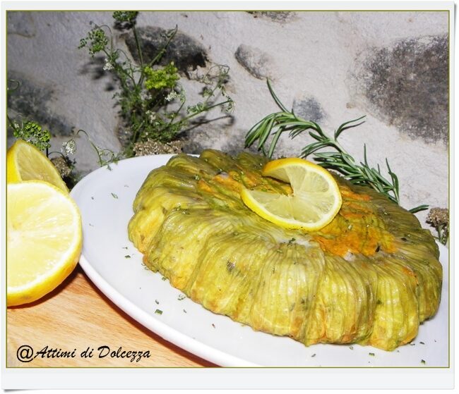 Timballo di riso al limone e rosmarino