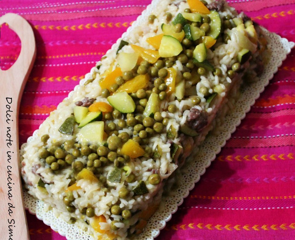 Timballo di riso alle verdure
