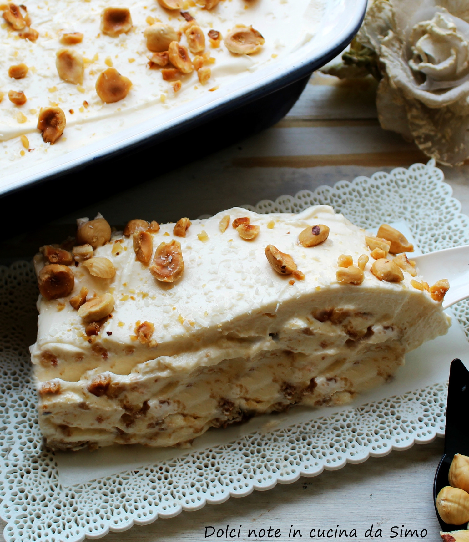 Tiramisu’ al cioccolato bianco e nocciole