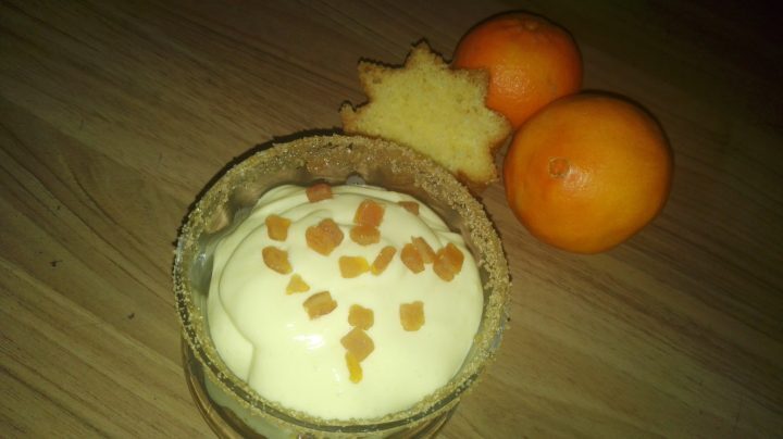 Tiramisù all’arancia con pandoro