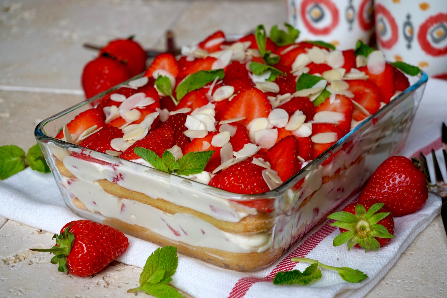 Tiramisù alle fragole